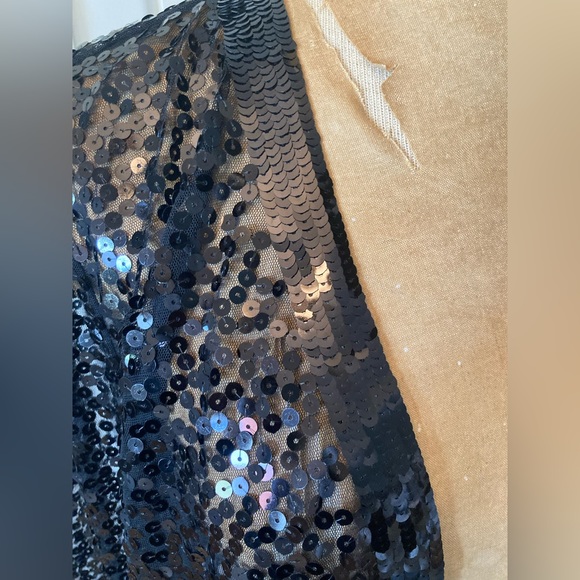 TWIGGY LONDON Sheer Sequin Open Cardigan. XL RUNS SMALL SO SPARKLY! - Picture 4 of 7